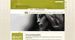 Desktop Screenshot of juliabaumann.de
